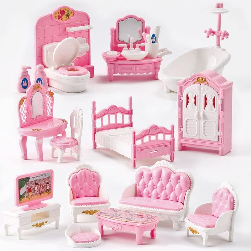 Zara Home Bathroom Accessories - 1:12 Miniature Home Furniture Set, Doll