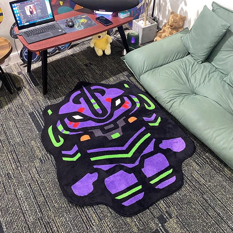 Home Bathroom Carpet - NEON GENESIS EVANGELION Designer Plush Rug