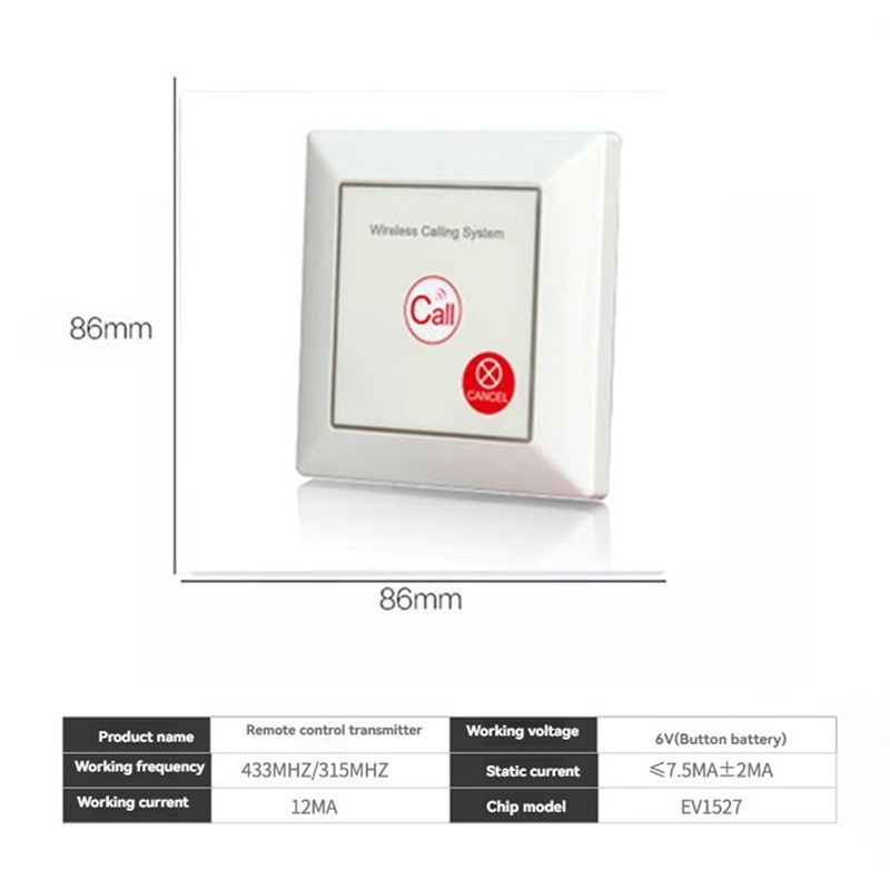 ABGN Caregiver Pager Alarm SOS - đánh giá và giá Home Bathroom Called