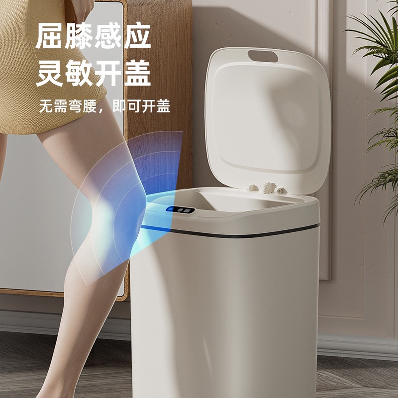 Large‑Capacity Smart Sensor Tr - đánh giá và giá Home Bathroom Trash Can