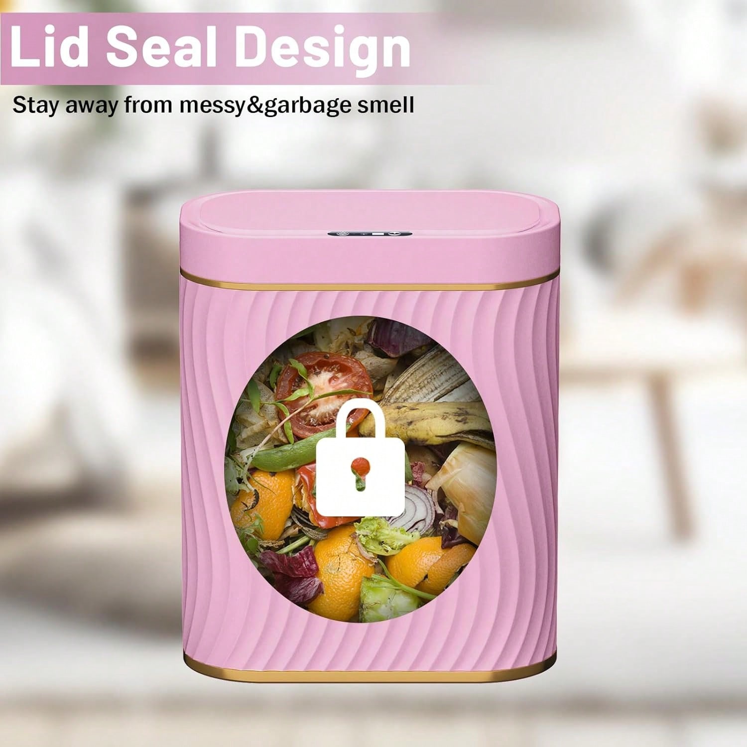 Smart Motion Sensor Trash Can, - đánh giá và giá Home Bathroom Trash Can