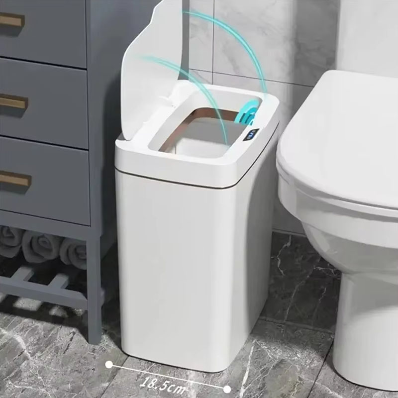 15L Narrow Smart Bathroom Tras - đánh giá và giá Home Bathroom Trash Can