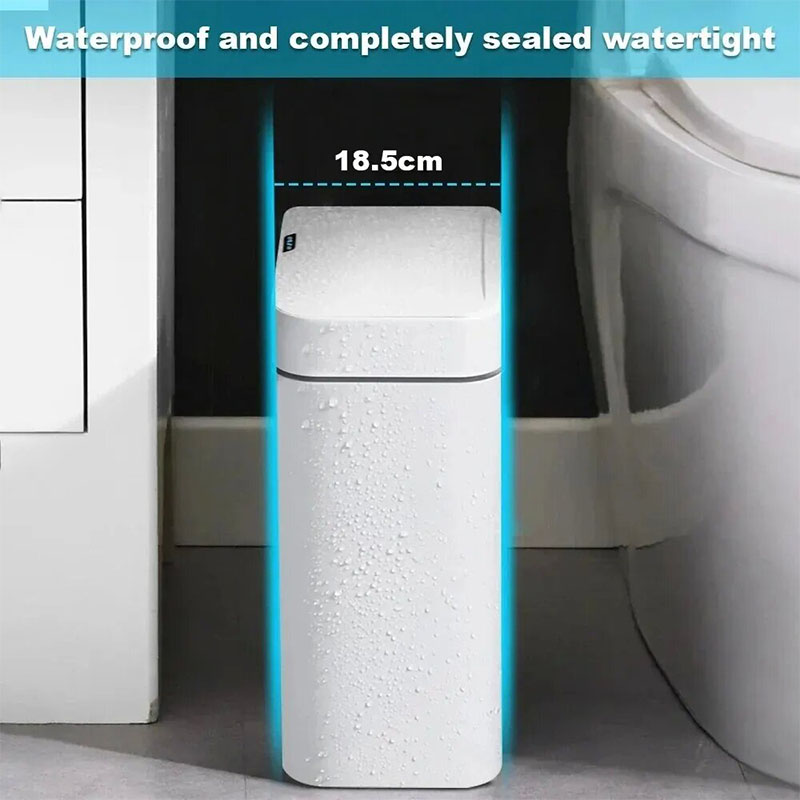 15L Narrow Smart Bathroom Tras - đánh giá và giá Home Bathroom Trash Can