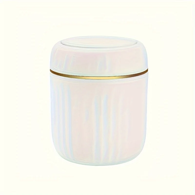 Mini Desktop Trash Can with Li - đánh giá và giá Home Bathroom Trash Can