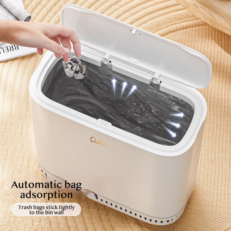 Slim Narrow Trash Can with Lid - đánh giá và giá Home Bathroom Trash Can