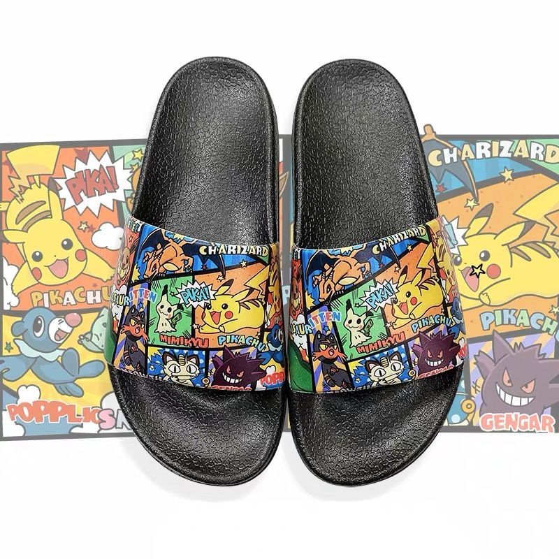 Pikachu Anime Non-Slip Slipper - đánh giá và giá Home Bathroom Wear