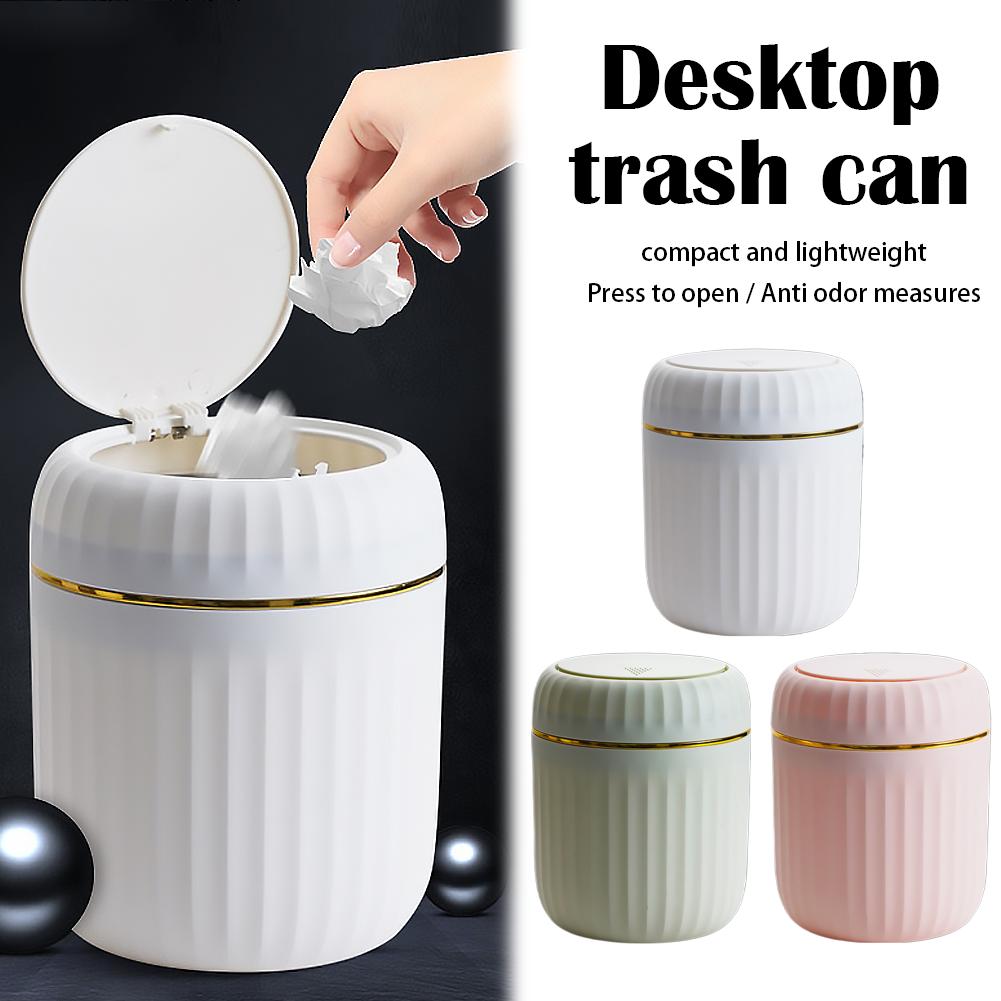 Mini Desktop Trash Can Durable - đánh giá và giá Home Bathroom Trash Can