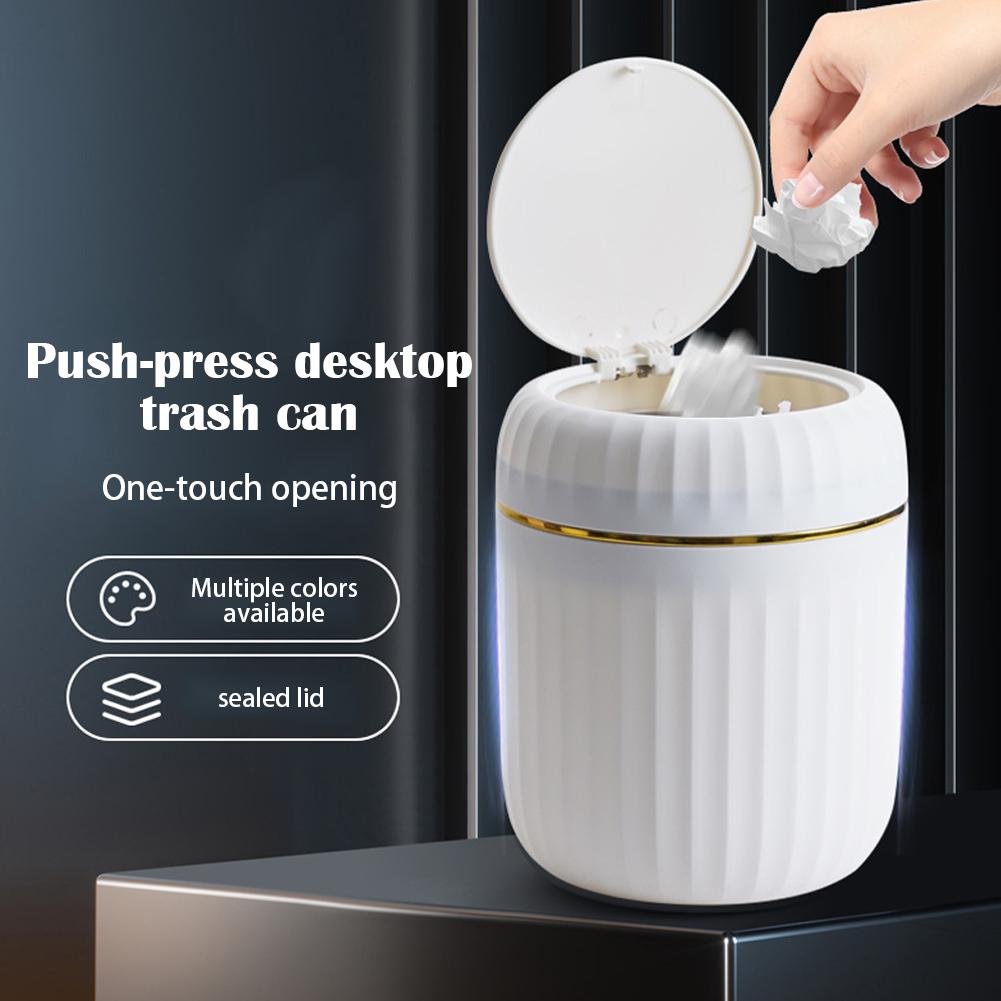 Mini Desktop Trash Can Durable - đánh giá và giá Home Bathroom Trash Can