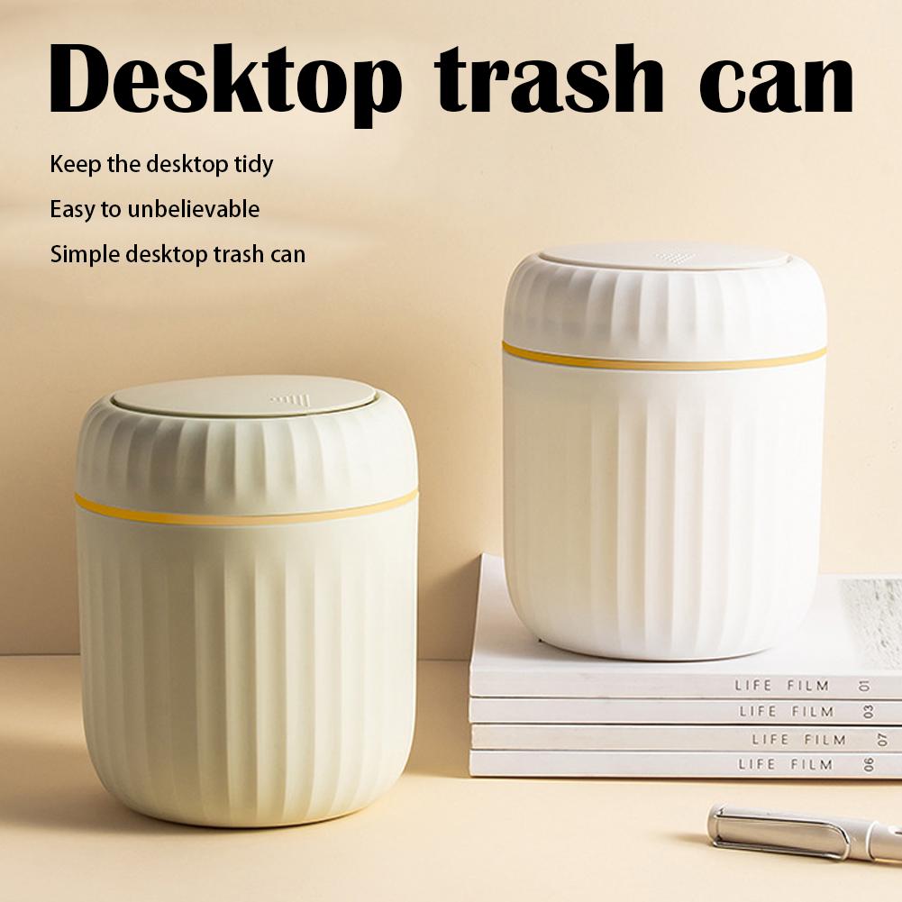Mini Desktop Trash Can Durable - đánh giá và giá Home Bathroom Trash Can