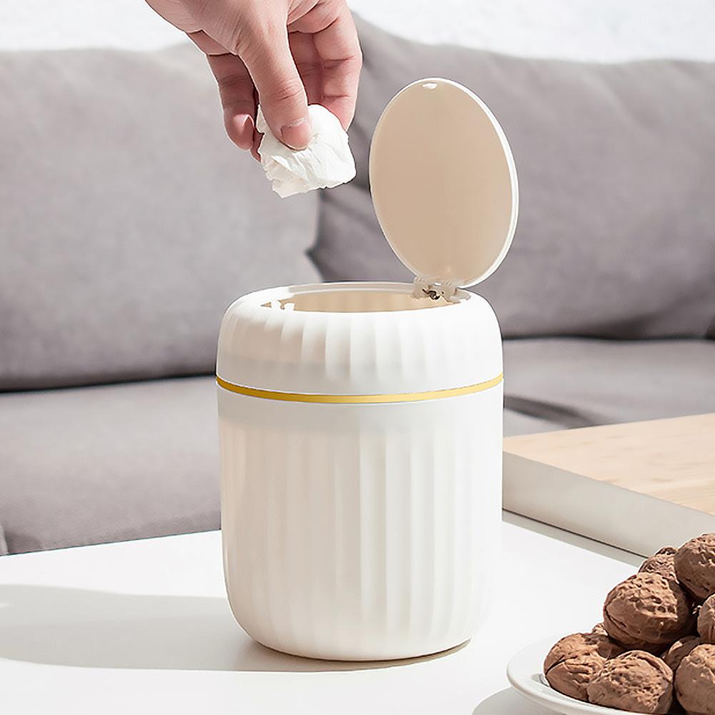 Mini Desktop Trash Can Durable - đánh giá và giá Home Bathroom Trash Can