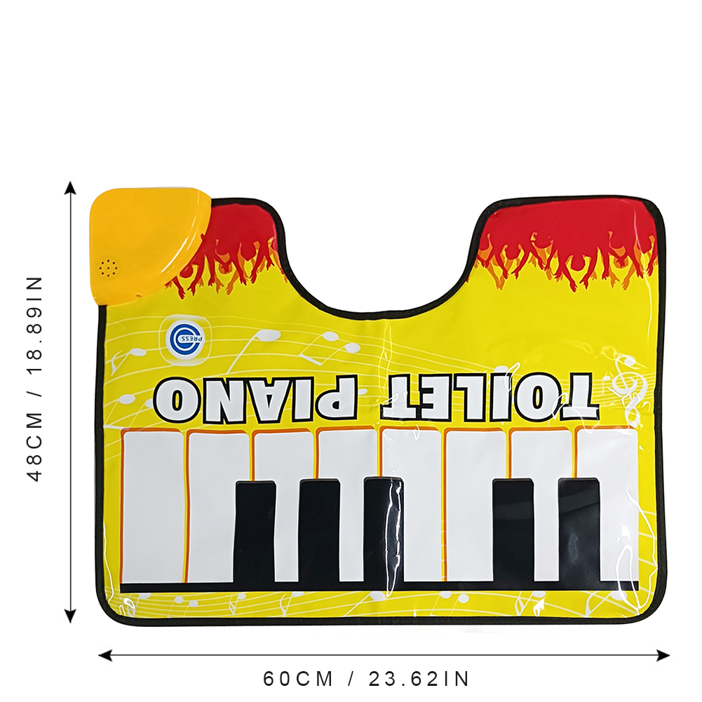Toilet Piano Mat Novelty Potty - đánh giá và giá Home Bathroom Carpet