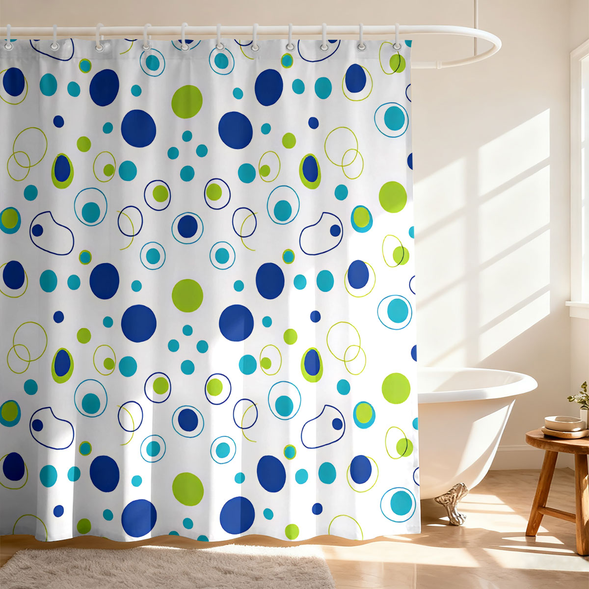 1pc Color Origin Printed Showe - đánh giá và giá Home Bathroom Partition