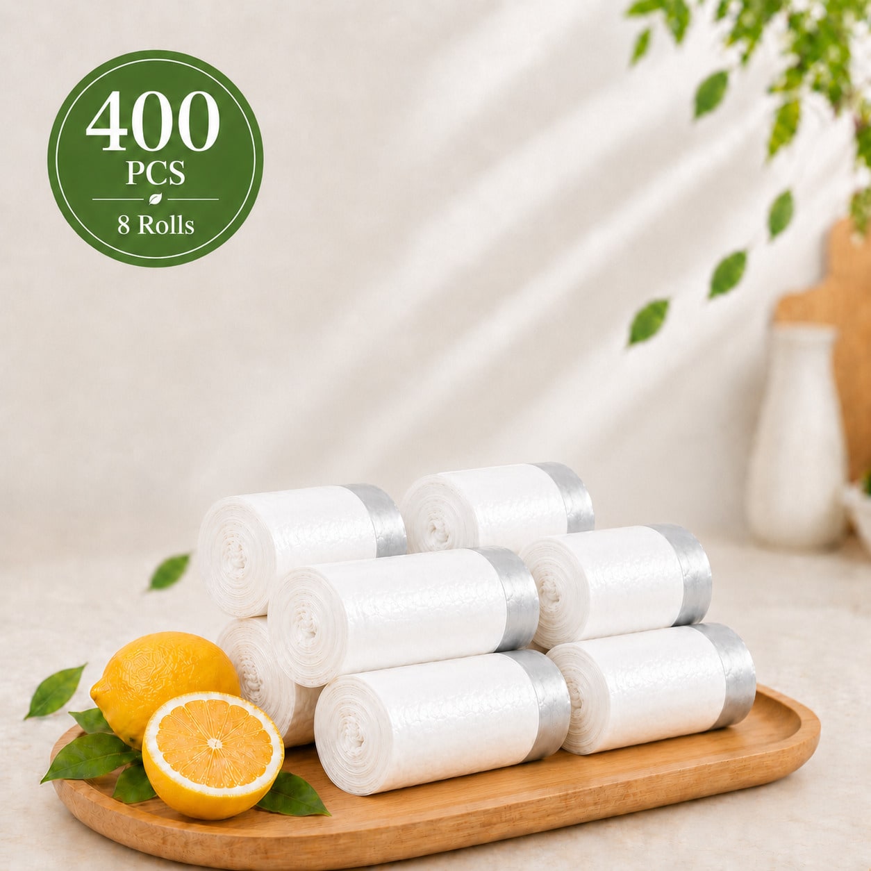 400 Count 4 Gallon Drawstring  - đánh giá và giá Home Bathroom Trash Can