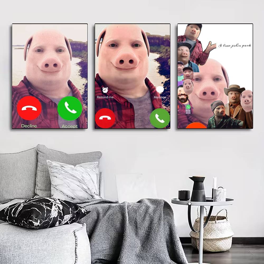 John Pork is Calling Poster fo - đánh giá và giá Home Bathroom Called