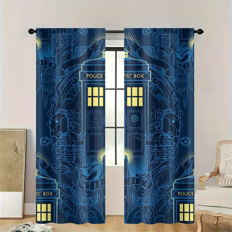 Vintage Blue Graphic Police Ca - đánh giá và giá Home Bathroom Called