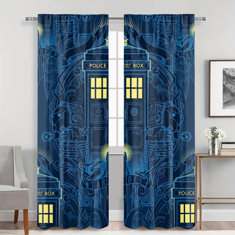 Vintage Blue Graphic Police Ca - đánh giá và giá Home Bathroom Called