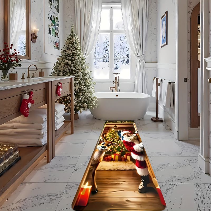 VIKAMA 3D Santa Reindeer Chris - đánh giá và giá Home Bathroom Wear