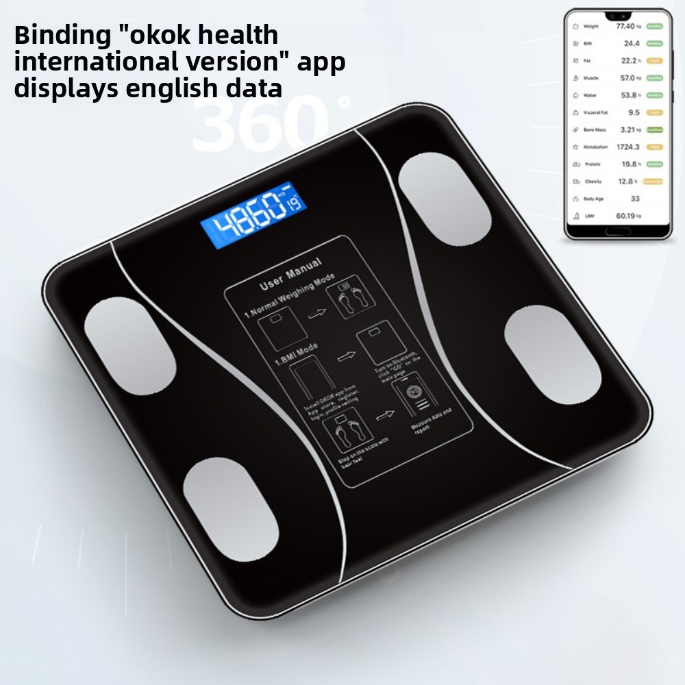 Rechargeable Smart Electronics - đánh giá và giá Home Bathroom Scales